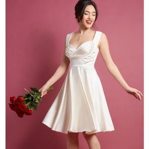 ModCloth Liza Luxe Satin dress